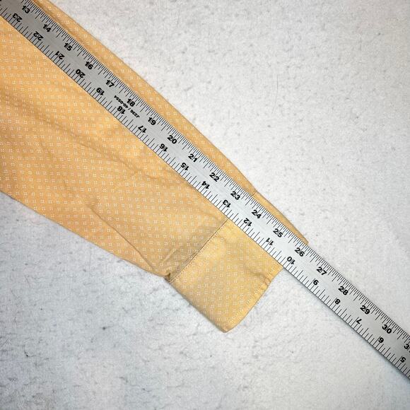 Banana Republic Factory Button Shirt Men L Stretch Soft Wash Contrast Roll Cuffs - Picture 9 of 14